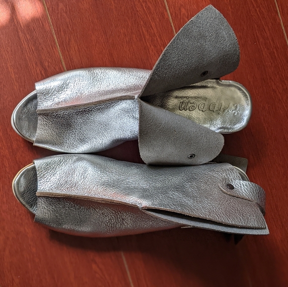 Trippen 38 silver mandarin nickel white soles cross - Picture 6 of 11